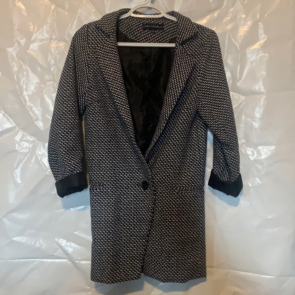Candy Couture Blazer - Houndstooth